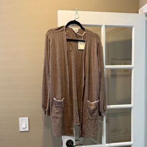 Prana Women's Brown Cardigan Sweater